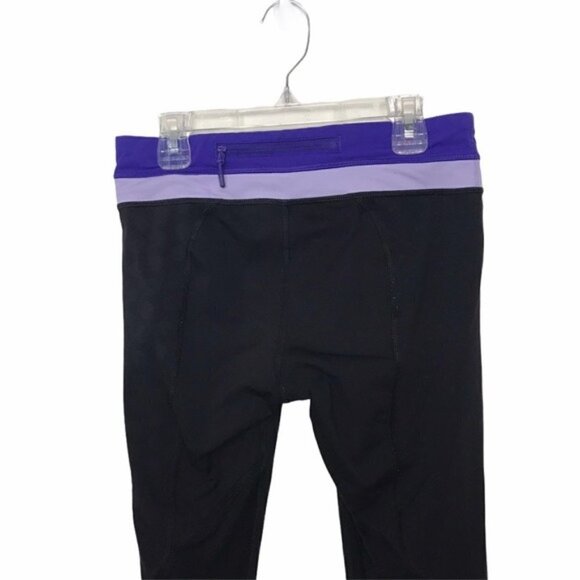 Lululemon Run Inspire Crop II Black Leggings - Picture 4 of 8